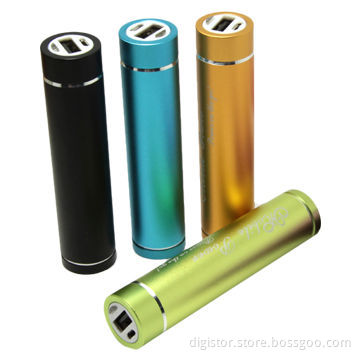 Portable lipstick power bank, private model, charge all mobile phone, MP3/MP4 player, 2,200-3,000mAh